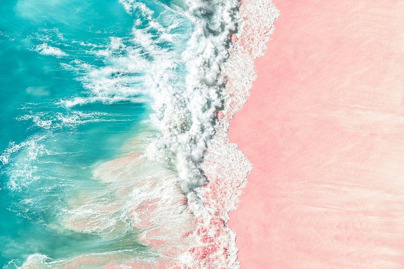 Aerial Summer - Bali Pink Beach by Philippe HUGONNARD