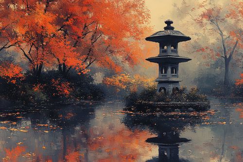 Spiritueel schilderachtig Azië