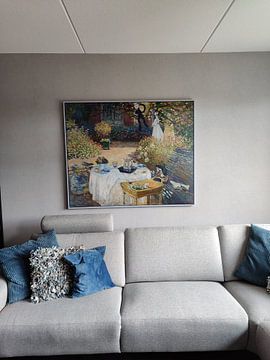 Kundenfoto: Das Mittagessen: Monets Garten in Argenteuil - Claude Monet