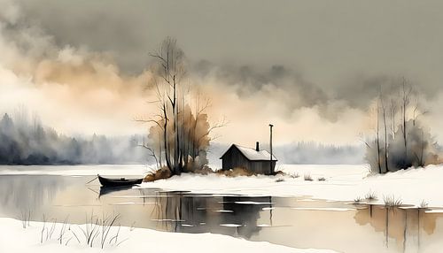 lonely farm, Finland