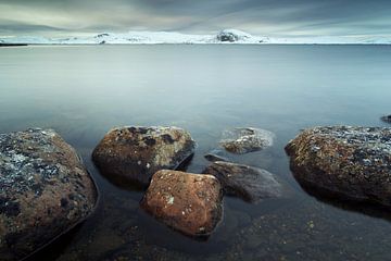 Skiftessjøen, Hardangervidda Nationaal Park, Noorwegen van Gerhard Niezen Photography