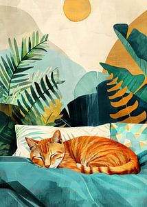 Schlafende Katze #Katze #Katzenleben