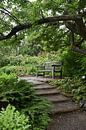 A garden path in summer by Claude Laprise thumbnail