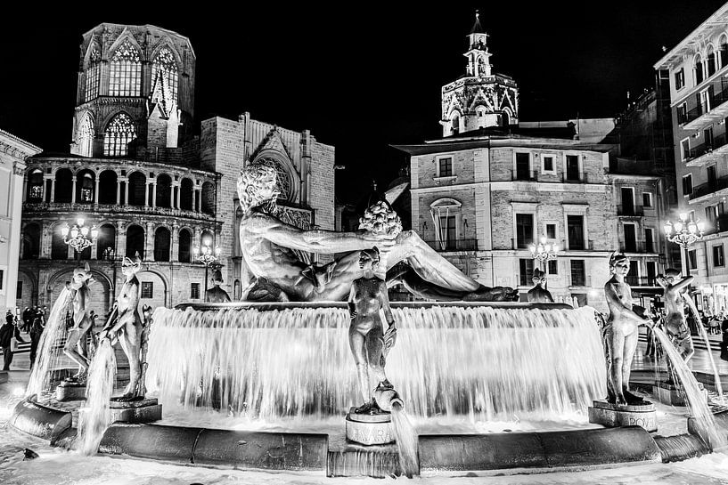 Turia Fountain in Valencia by Dieter Walther