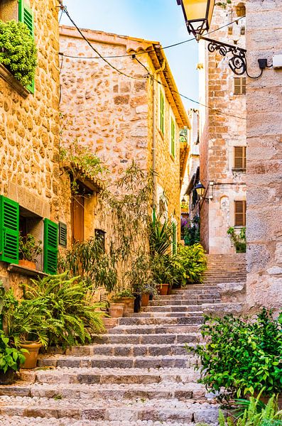 Romantisches altes Dorf Fornalutx auf Mallorca, Spanien von Alex Winter