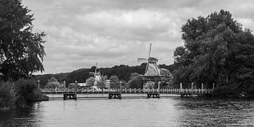 Mills Lily and Star at the Kralingse Plas in Rotterdam by MS Fotografie | Marc van der Stelt