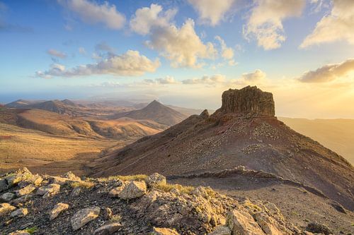 Vue depuis le Montana Cardon à Fuerteventura