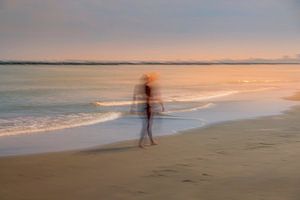 Woman on the beach