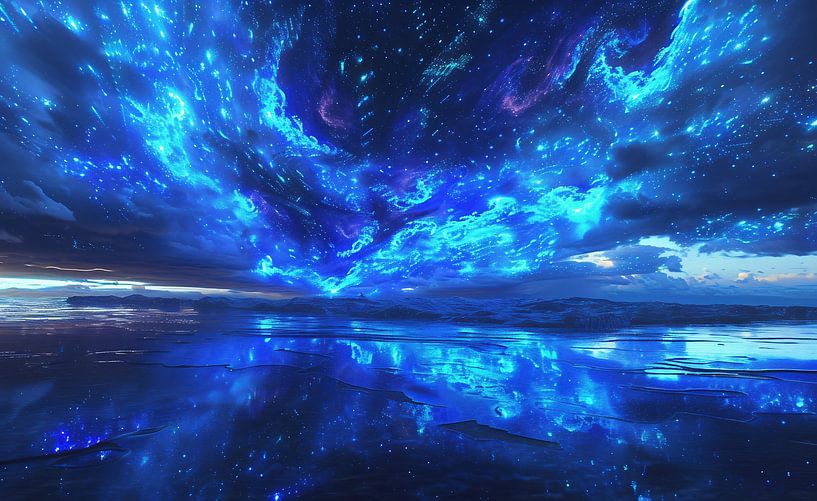 Nachts am Meer von fernlichtsicht