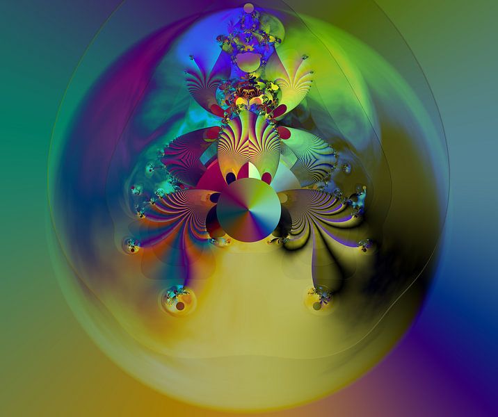 Wereldbol by Bernardine de Laat