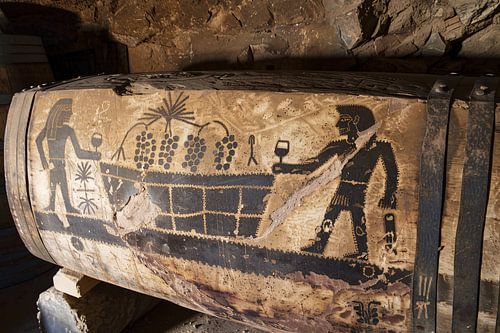 Blauwe stoel stilleven