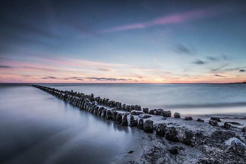 Gelassener Blick auf das IJsselmeer 1 von Bert Nijholt