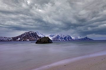 Beach on the Lofoten Islands by Kai Müller