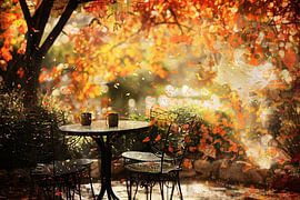 Minimalist table with chair by Art & Soul Creations