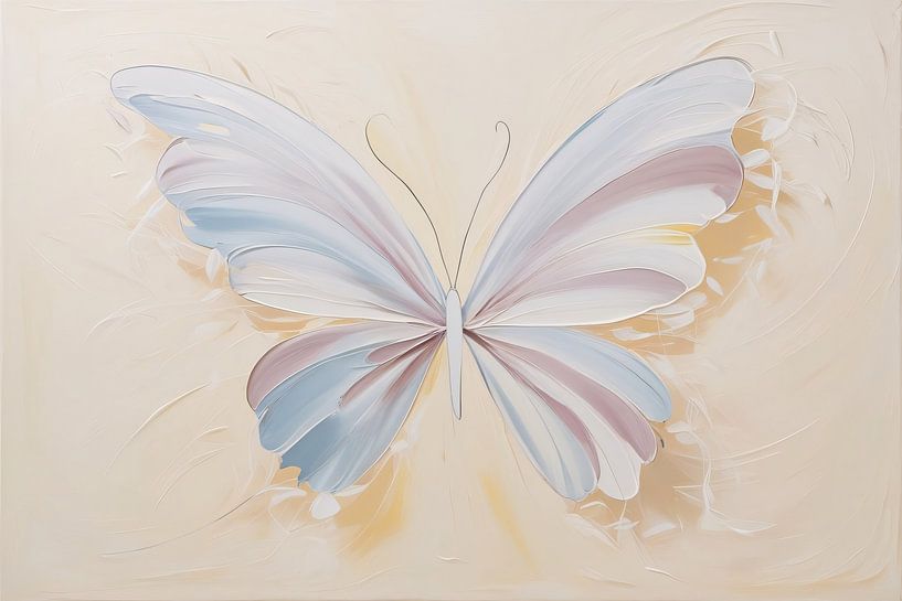 Dromerige abstracte vlinder van Art & Soul Creations