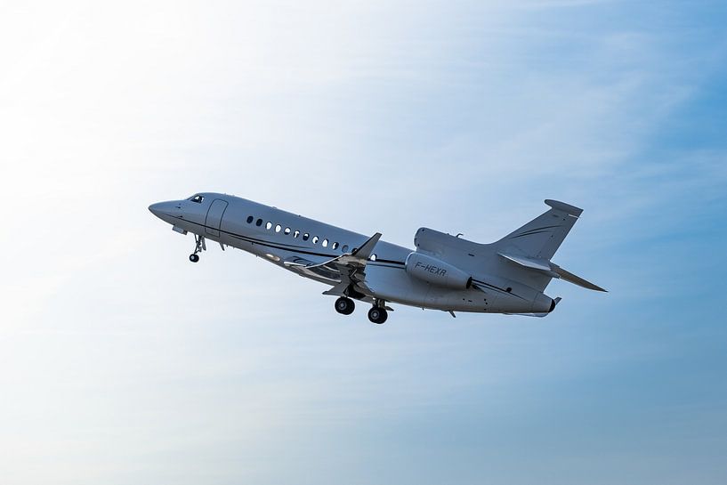 Un jet privé décolle par Planeblogger