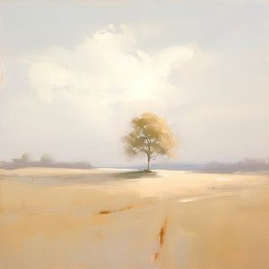 Beige Malerei Serenity's Reverie |Rest der Natur