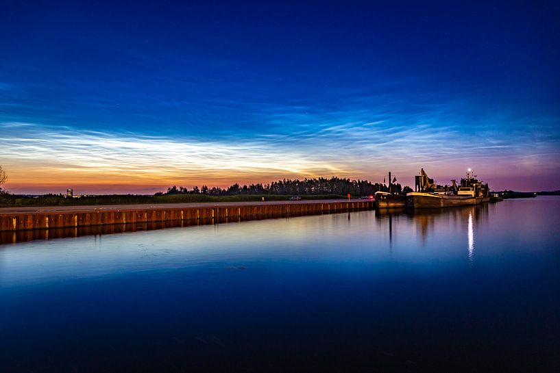 Nuages de nuit lumineux par Vincent Snoek