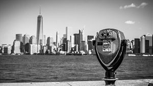 New York Skyline Panorama 3 van Thomas van Houten