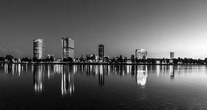 Bonn Panorama in der Nacht  (Bundesviertel)