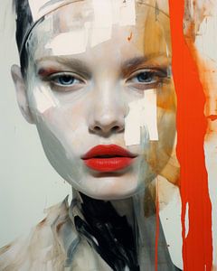 Modern portret, close-up van Carla Van Iersel