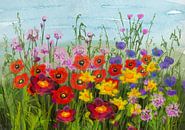 Kleurrijke bloemen van CvD Art - Kunst voor jou thumbnail
