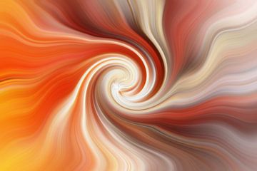 Orange Swirl van Jacqueline Gerhardt