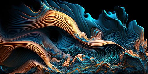 De zee van klei, golven in eindeloze beweging