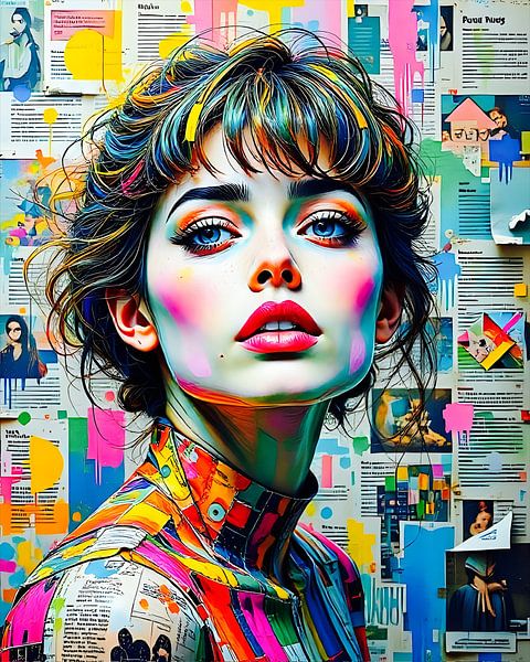 Das Gesicht der Collage von Jean Pierre