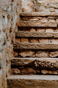 Rocky steps in the Algarve by Renate Smit Photography