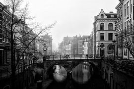 Maartensbrug in Utrecht vom Fischmarkt und Kalisbrug aus gesehen von André Blom Fotografie Utrecht