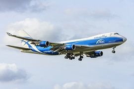 AirBridgeCargo Boeing 747-400 ERF Frachtflugzeug. von Jaap van den Berg