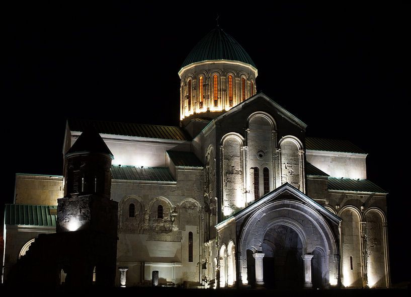 Kutaisi Cathedral by night, Georgia, Europe by Alexander Ludwig