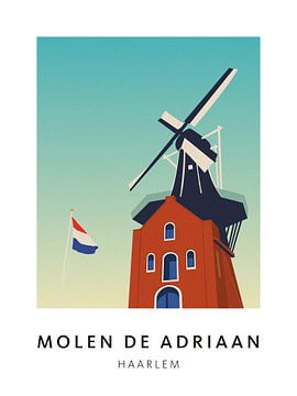 Moulin à vent Adriaan Haarlem