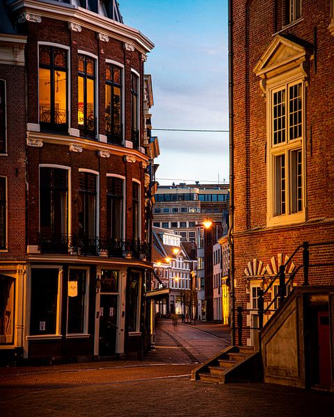 La Koningstraat au centre de Haarlem - couleur par Arjen Schippers