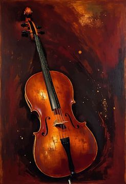 Cello Abstract Splatter van MIROKKU