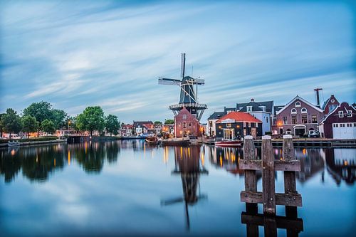 Sonnenuntergang in Haarlem 03 von Arjen Schippers