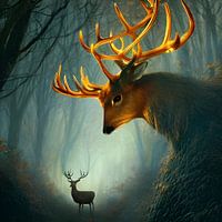Deer in the forest