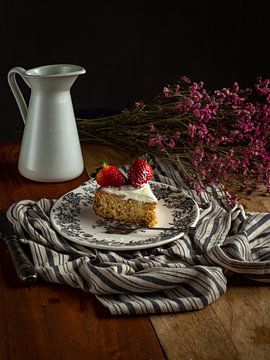 Stück Erdbeerkuchen von Tatiana Tor Photography