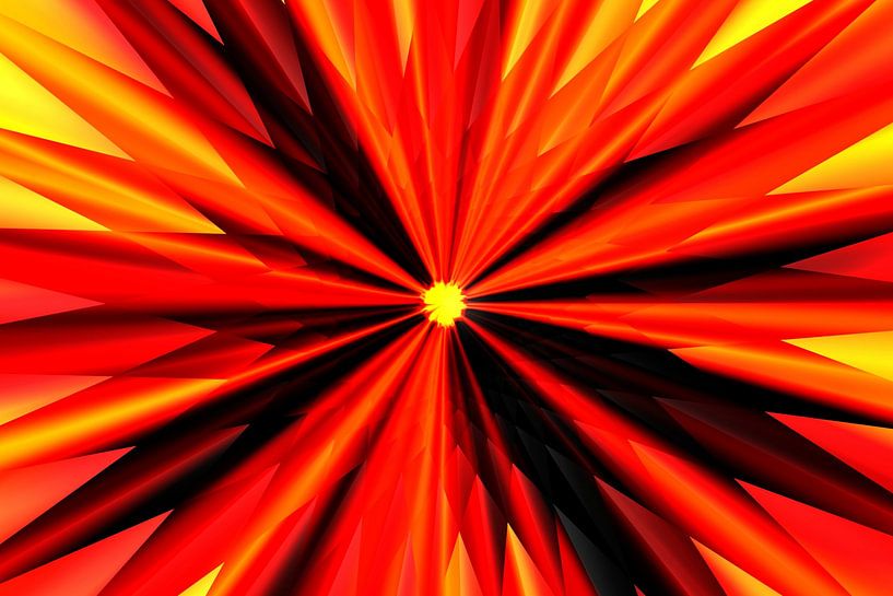 Eruption in Red von Eric Nagel
