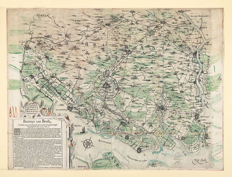 Baronie van Breda omstreeks 1625 van Gert Hilbink