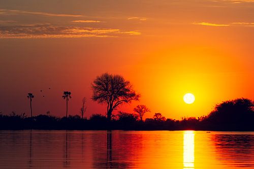 Coucher de soleil en Afrique
