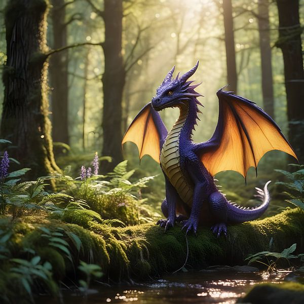 Jeune Draco Le Dragon 1 par Landsbright