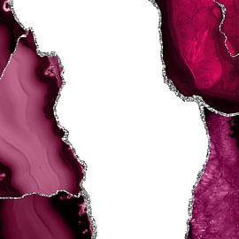 Burgundy & Silver Agate Texture 07