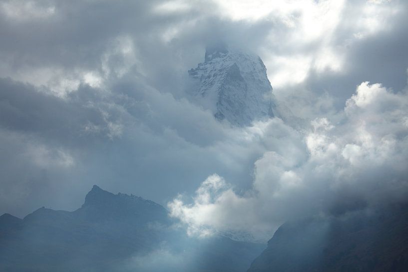 Matterhorn in the clouds, Zermatt, Switzerland by Torsten Krüger
