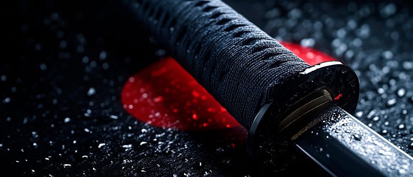 Katana im Fokus – Dramatische Details von Poster Art Shop