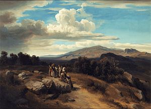 Anton Romako, Spanische Landschaftsmalerei