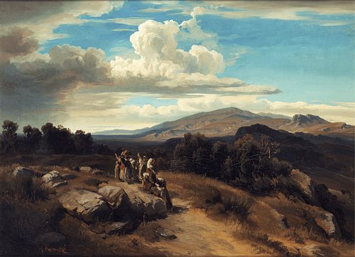 Anton Romako, Spaanse landschapskunst