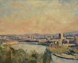 Panorama right bank of the Maas by Nop Briex thumbnail