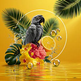 Tropischer Vogel von Gelissen Artworks